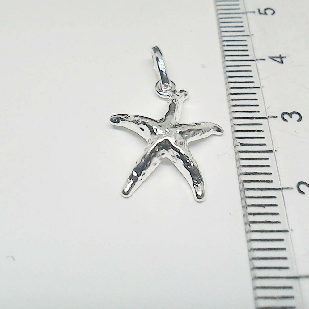 🌟 Starfish Pendant Charm 925 Sterling Silver